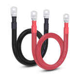 ACOPOWER 2/0 AWG Flexible Battery Cable with 5/16" Terminals