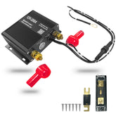 ACOPOWER Kit de aislador de batería dual, 12 V 200 A, sensible al voltaje, VSR completo, doble batería, cargador automático inteligente, apto para SUV, coche marino, UTV, ATV, RV, barco, camper, camión