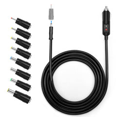 ACOPOWER DC12V/24V Encendedor de Cigarrillos de Coche a Adaptador de Conector DC5.5x2.1mm