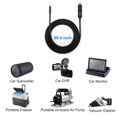 ACOPOWER DC12V/24V Encendedor de Cigarrillos de Coche a Adaptador de Conector DC5.5x2.1mm