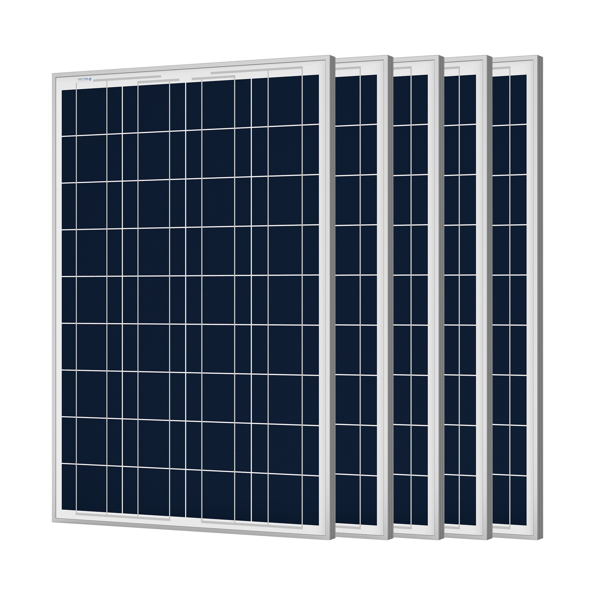 Panel solar policristalino ACOPower de 100 W para carga de batería de 12 voltios