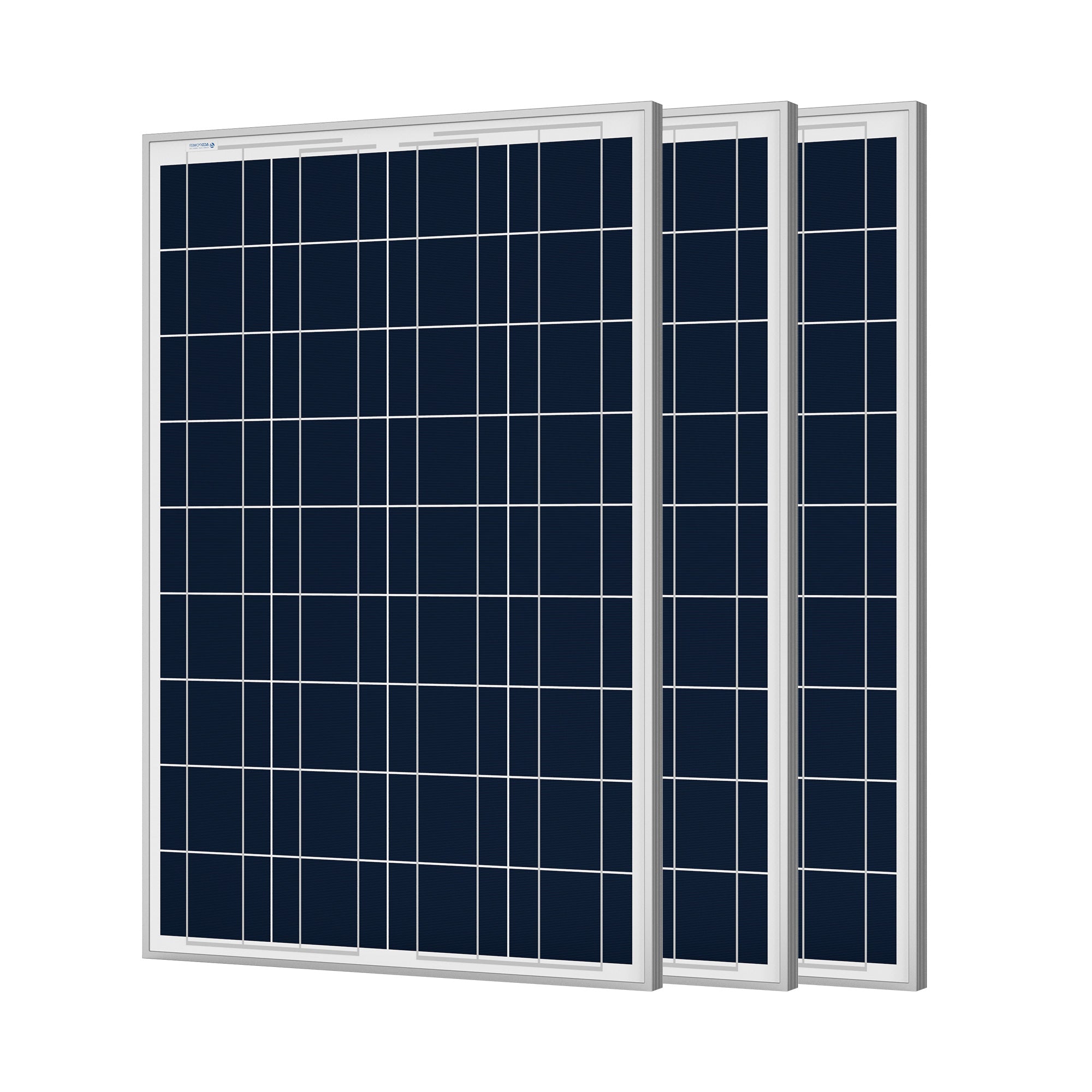 Panel solar policristalino ACOPower de 100 W para carga de batería de 12 voltios