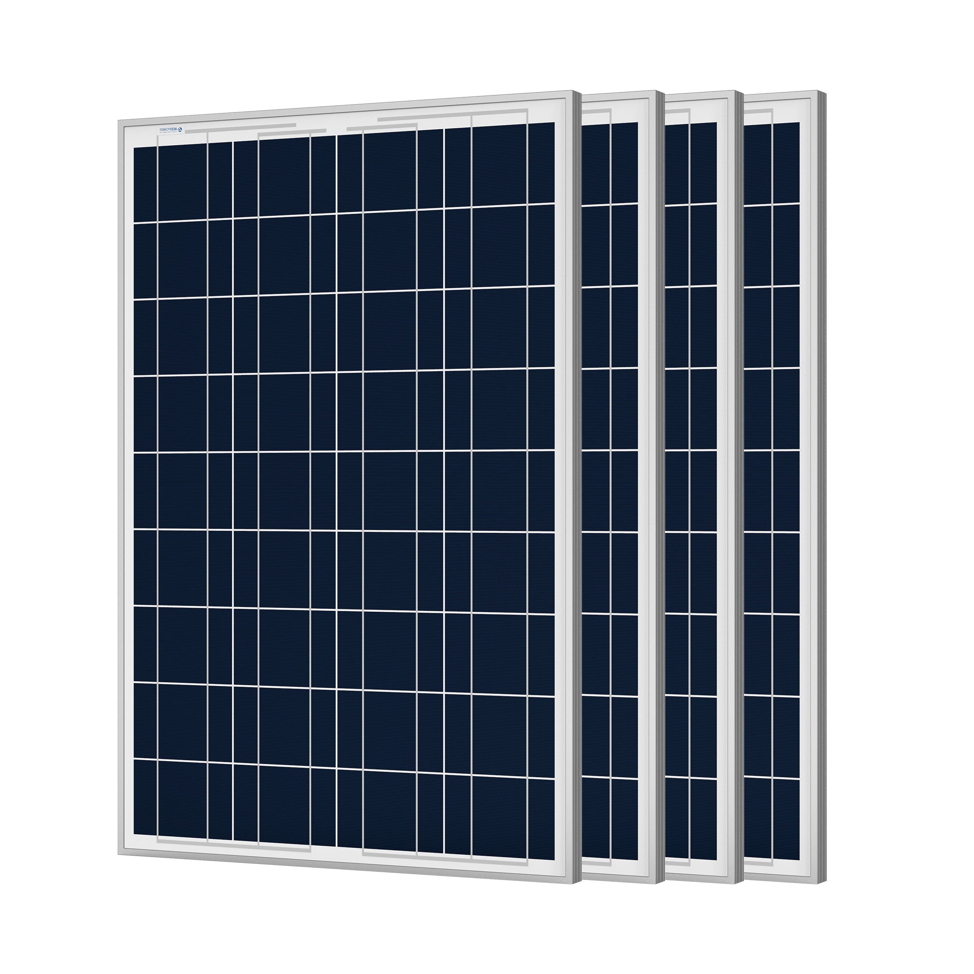 Panel solar policristalino ACOPower de 100 W para carga de batería de 12 voltios