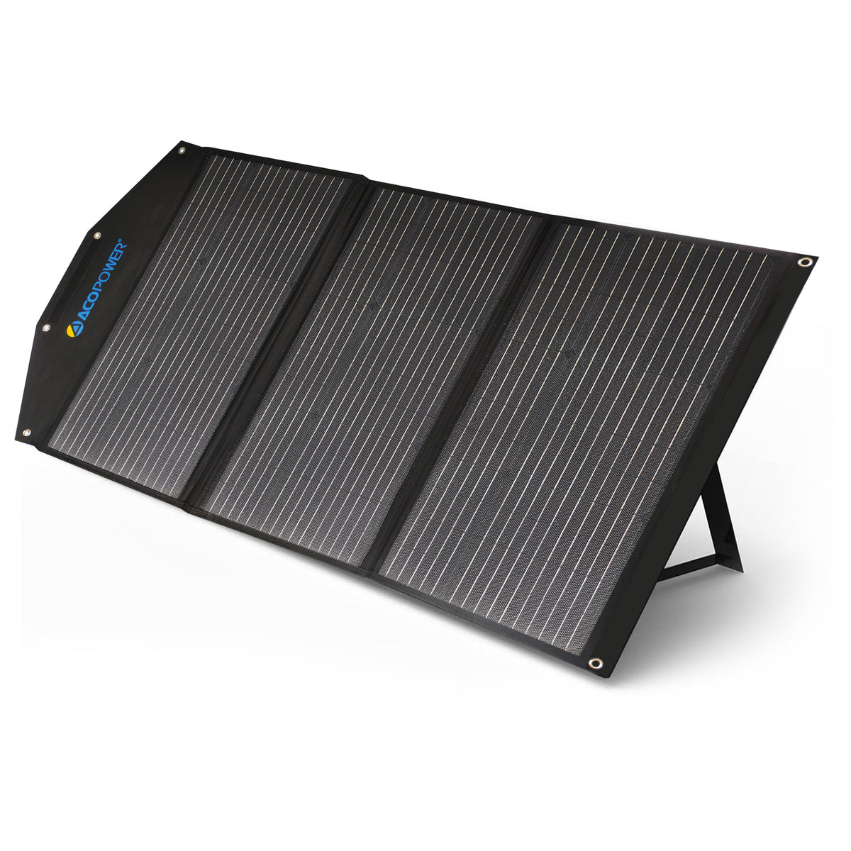 Maleta con kit de panel solar plegable triple de 90 W de alta eficiencia ACOPower