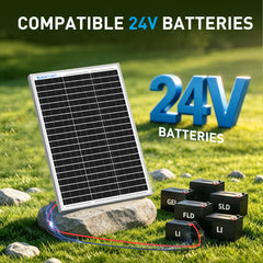 ACOPOWER 30W 24V High Efficiency Monocrystalline Solar Panel