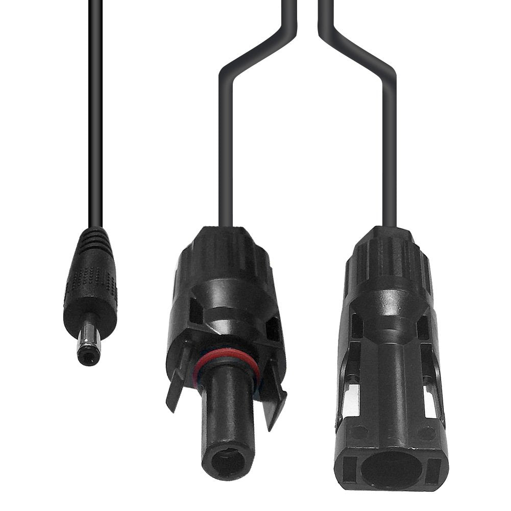 Cable para panel solar fotovoltaico LionCooler, 20 pies, 5,5 mm x 2,1 mm 