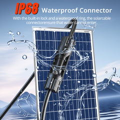 Cable de extensión fotovoltaico de alambre desnudo ACOPOWER 10/20/30FT 12AWG