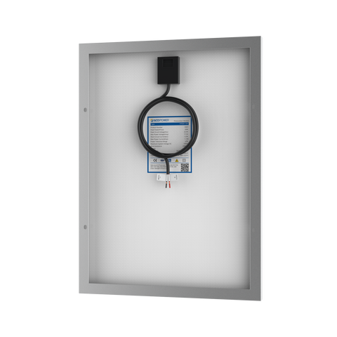 ACOPower Panel solar mono de 20 vatios para carga de batería de 12 V, fuera de la red