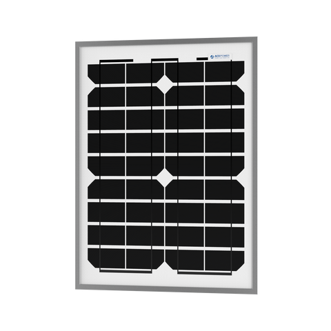 ACOPower Panel solar mono de 20 vatios para carga de batería de 12 V, fuera de la red