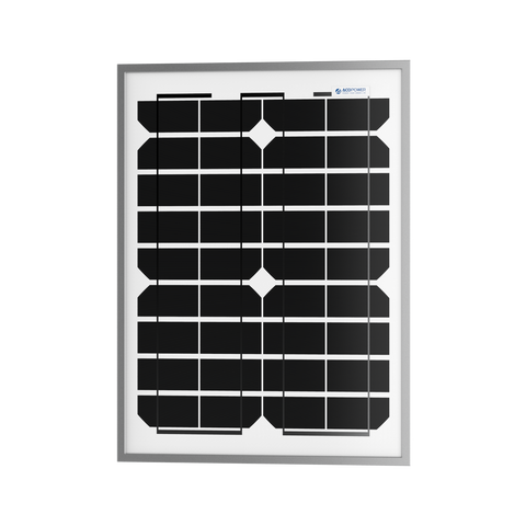 ACOPower Panel solar mono de 20 vatios para carga de batería de 12 V, fuera de la red