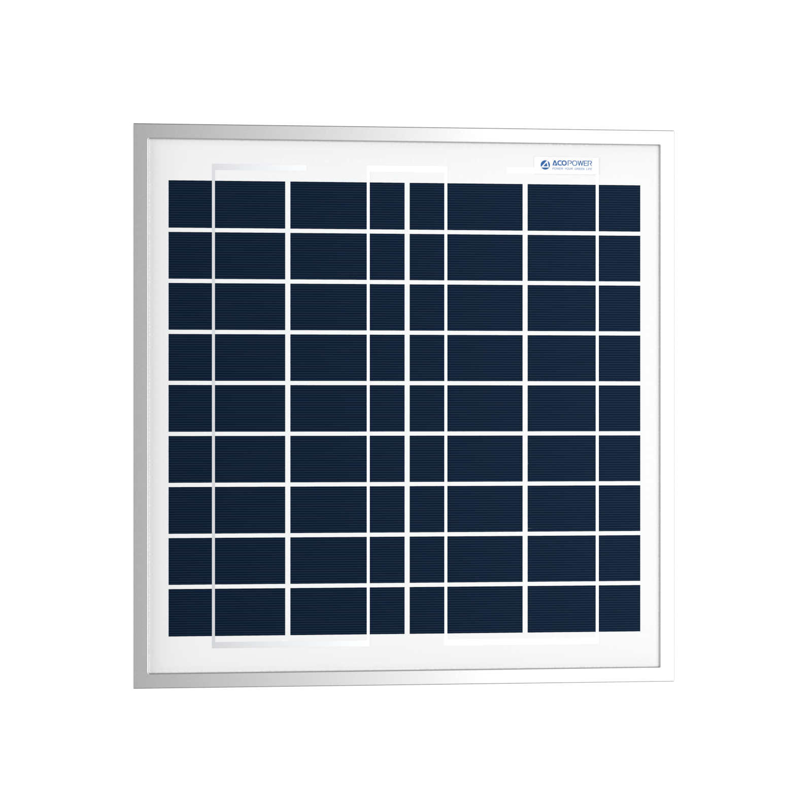 Panel solar polivinílico ACOPower de 15 W para carga de batería de 12 voltios