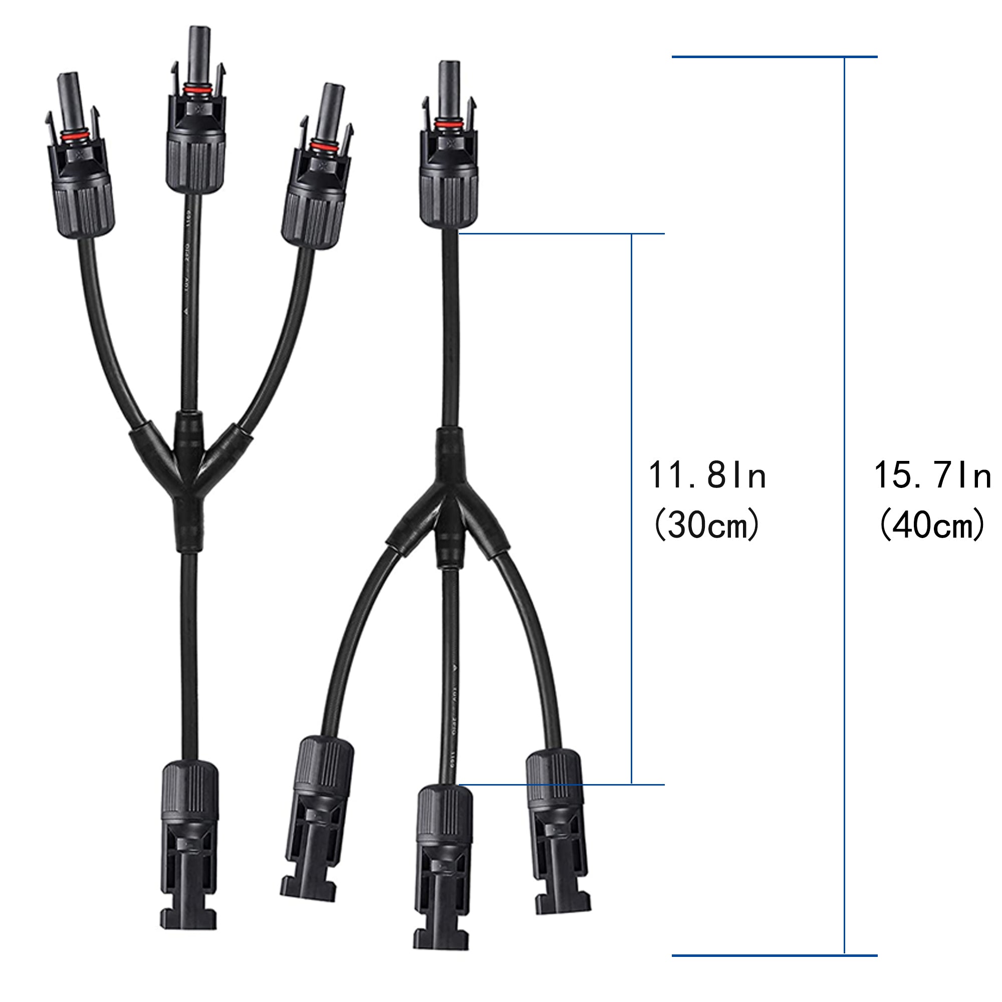 M Fff Conectores de rama ACOPOWER Y, adaptador paralelo solar de 1 a 3 M/FFF