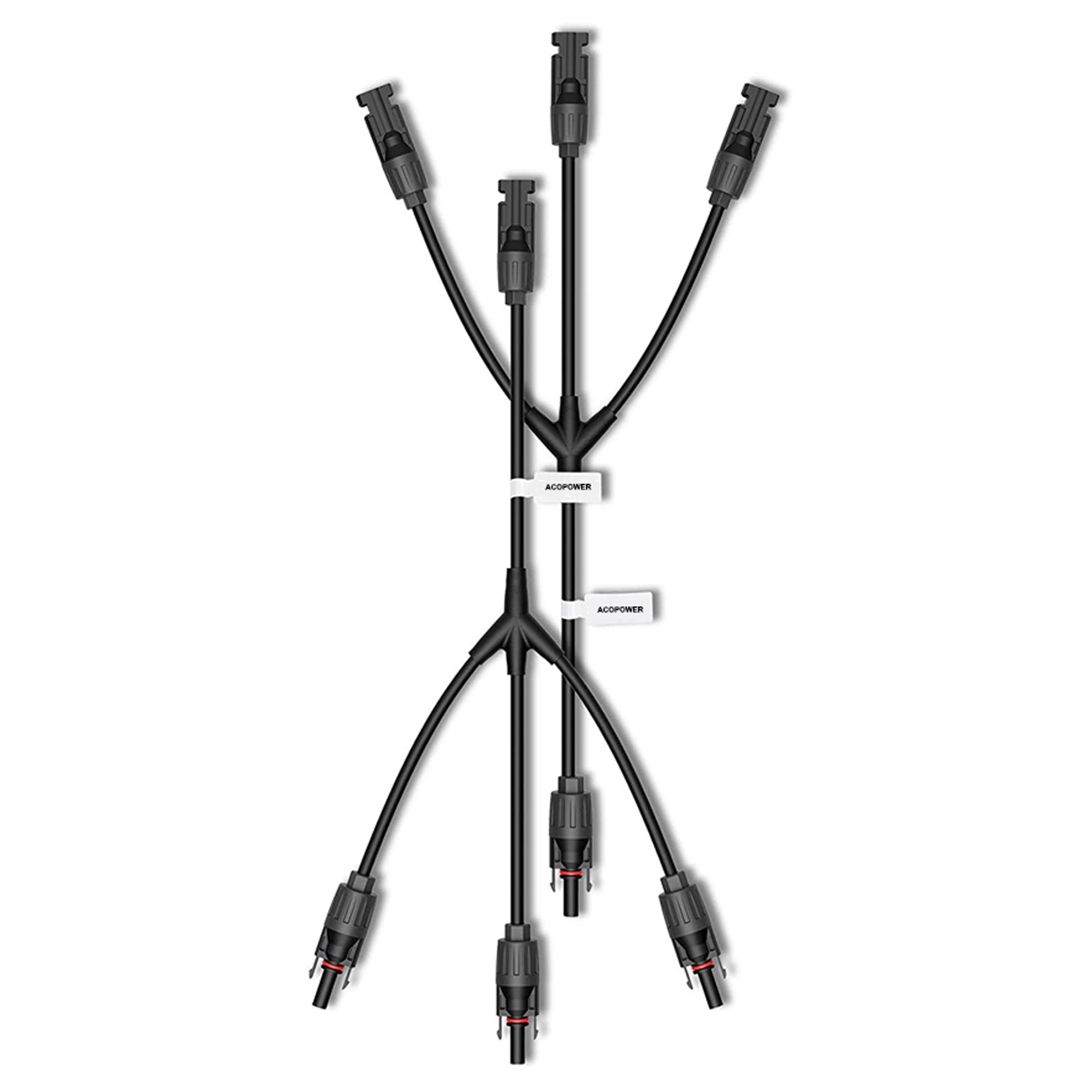 M Fff Conectores de rama ACOPOWER Y, adaptador paralelo solar de 1 a 3 M/FFF