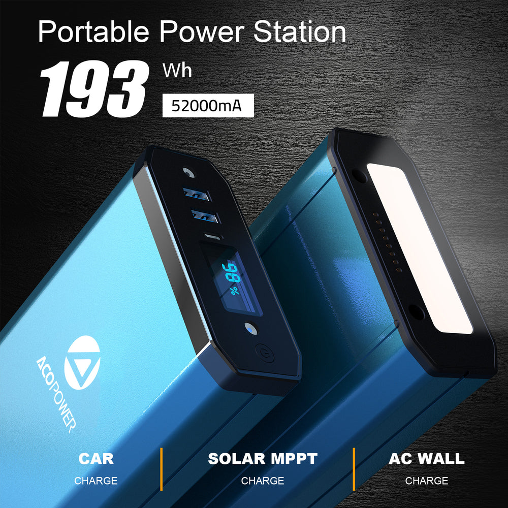 Central eléctrica portátil ACOPOWER 193Wh