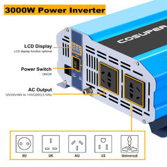 Sistema solar para vehículos recreativos mono negro ACOPOWER de 600 W