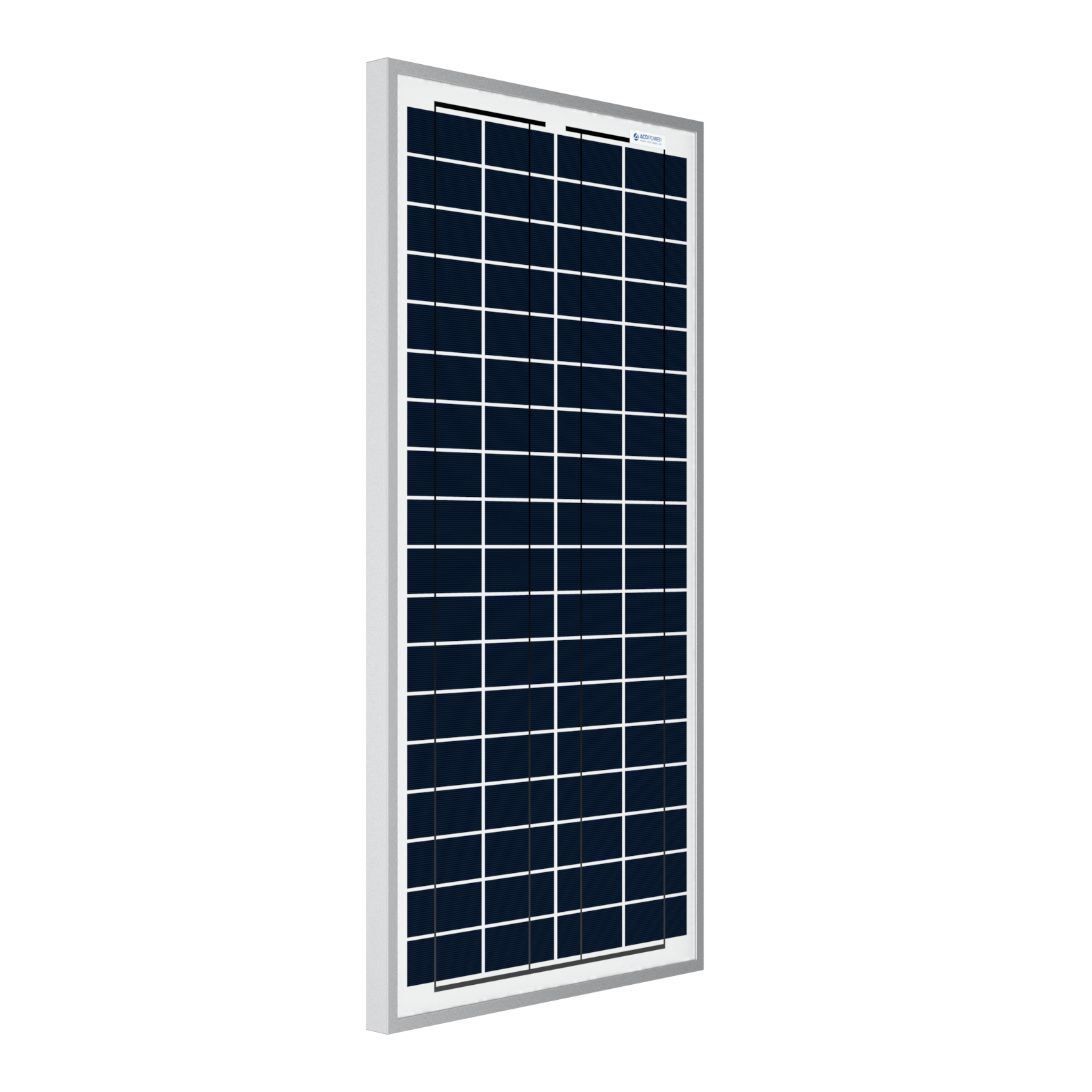 ACOPower Módulo de panel solar polivinílico de 35 vatios para carga de batería de 12 voltios