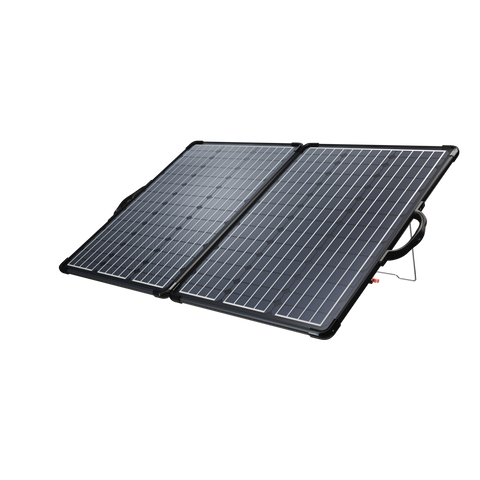ACOPower Plk Kit de panel solar portátil de 120 W, maletín ligero con controlador de carga de 20 A
