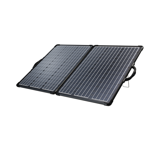 ACOPower Plk Kit de panel solar portátil de 120 W, maletín ligero con controlador de carga de 20 A