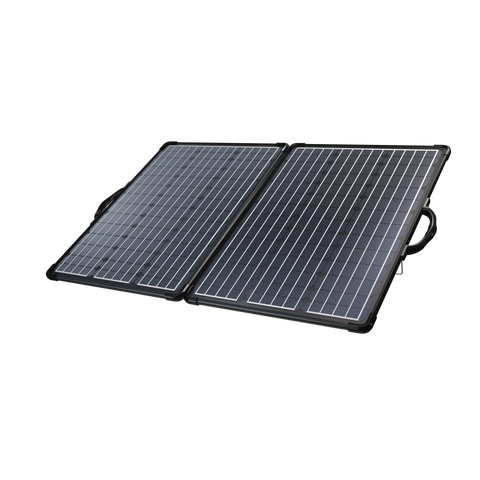 ACOPower Plk Kit de panel solar portátil de 120 W, maletín ligero con controlador de carga de 20 A