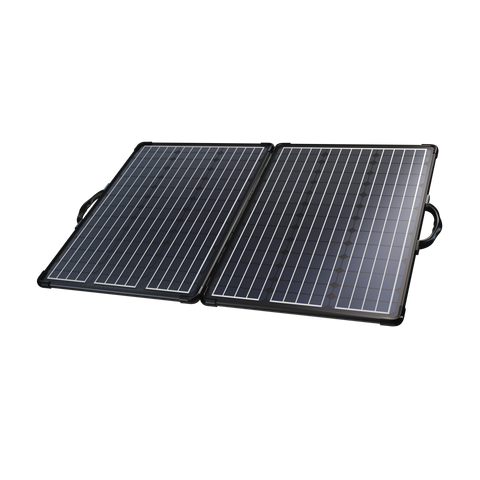 ACOPower Plk Kit de panel solar portátil de 120 W, maletín ligero con controlador de carga de 20 A