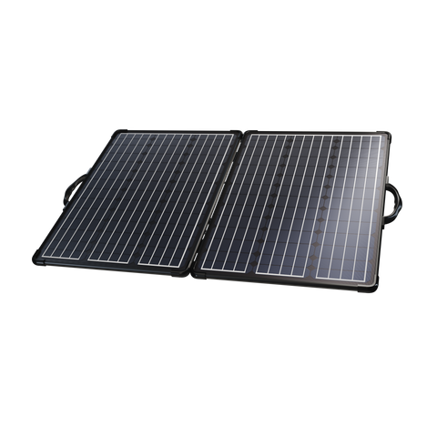 ACOPower Plk Kit de panel solar portátil de 120 W, maletín ligero con controlador de carga de 20 A