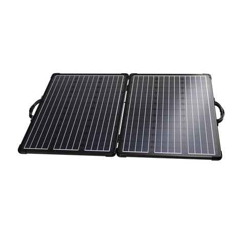 ACOPower Plk Kit de panel solar portátil de 120 W, maletín ligero con controlador de carga de 20 A