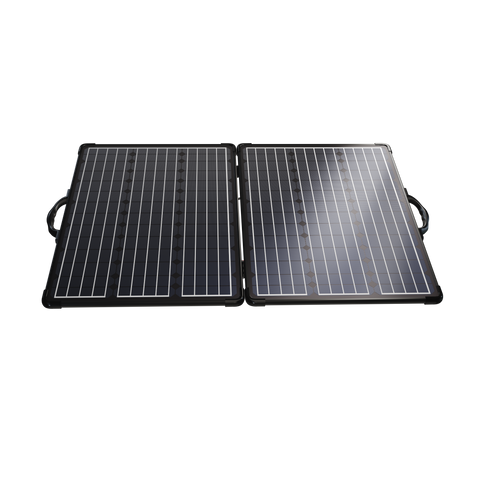 ACOPower Plk Kit de panel solar portátil de 120 W, maletín ligero con controlador de carga de 20 A