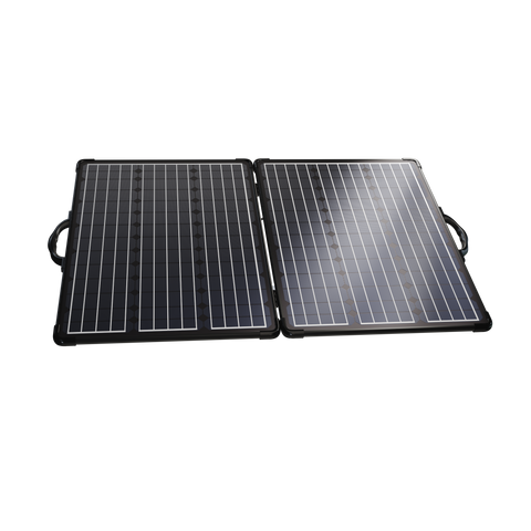 ACOPower Plk Kit de panel solar portátil de 120 W, maletín ligero con controlador de carga de 20 A