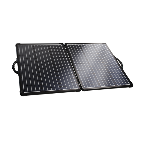 ACOPower Plk Kit de panel solar portátil de 120 W, maletín ligero con controlador de carga de 20 A