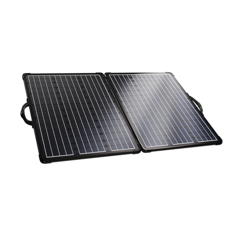 ACOPower Plk Kit de panel solar portátil de 120 W, maletín ligero con controlador de carga de 20 A