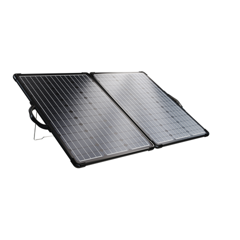 ACOPower Plk Kit de panel solar portátil de 120 W, maletín ligero con controlador de carga de 20 A