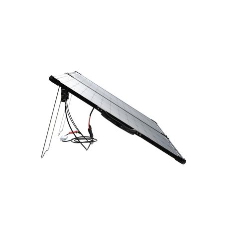 ACOPower Plk Kit de panel solar portátil de 120 W, maletín ligero con controlador de carga de 20 A