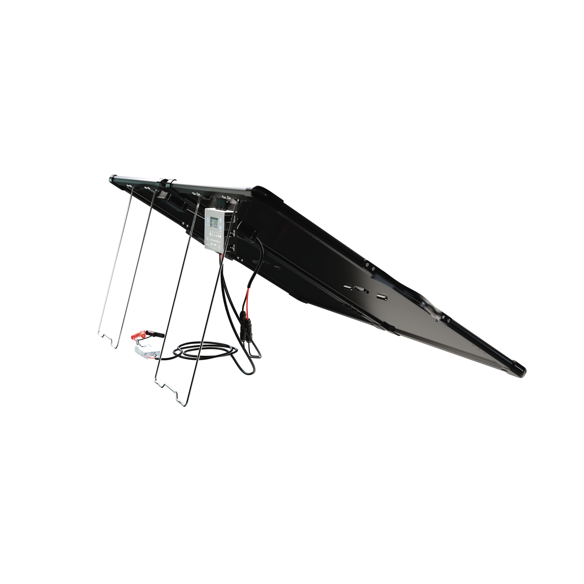 ACOPower Plk Kit de panel solar portátil de 120 W, maletín ligero con controlador de carga de 20 A