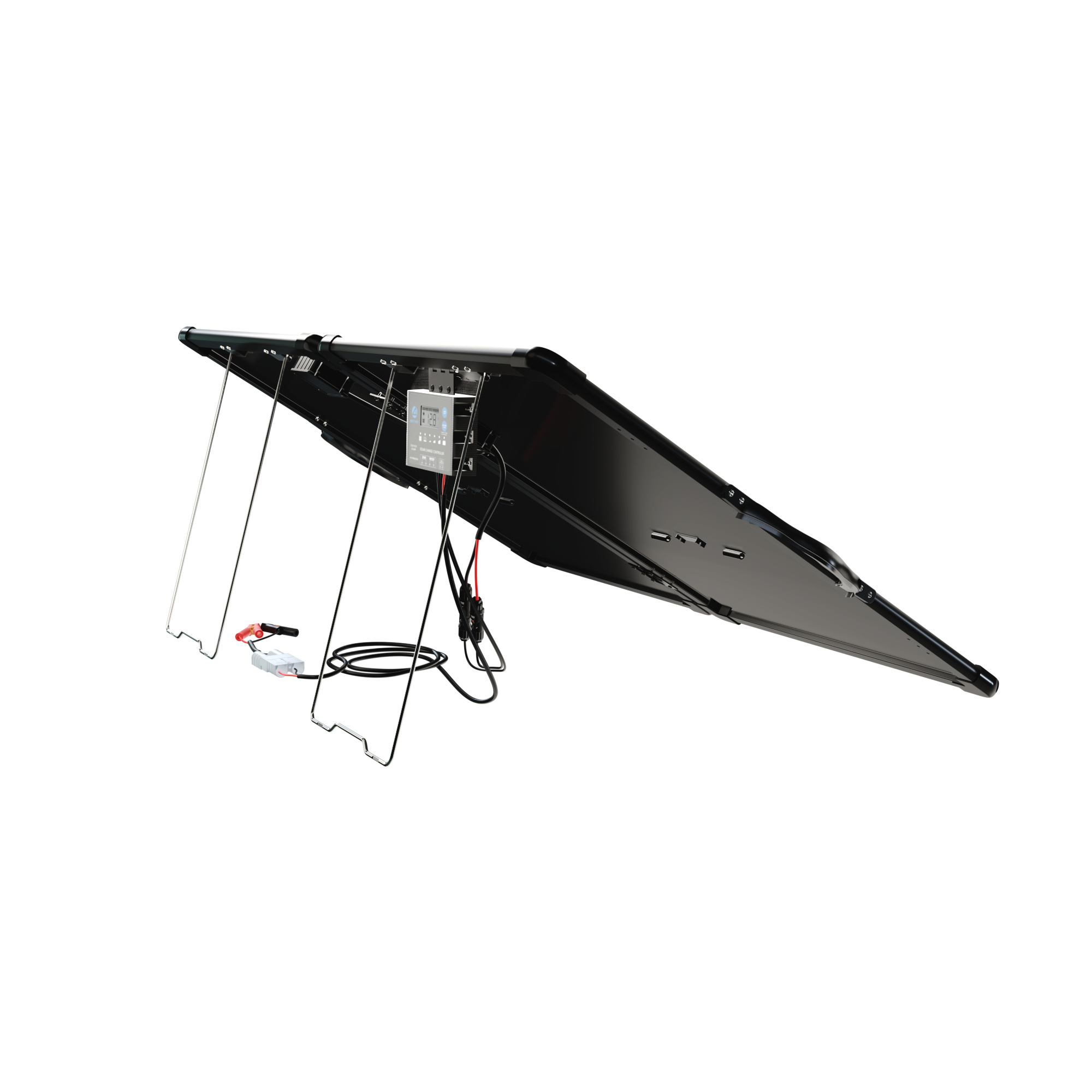ACOPower Plk Kit de panel solar portátil de 120 W, maletín ligero con controlador de carga de 20 A