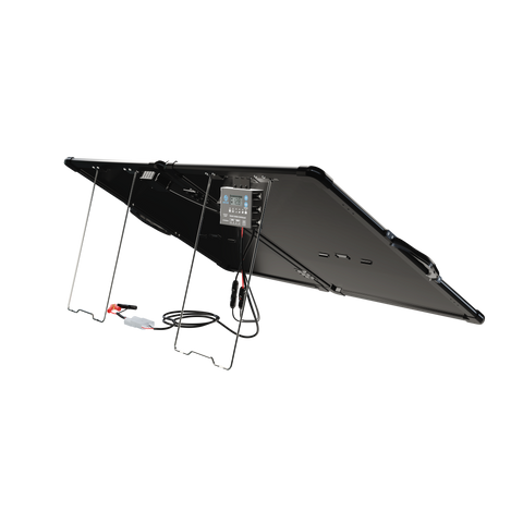 ACOPower Plk Kit de panel solar portátil de 120 W, maletín ligero con controlador de carga de 20 A