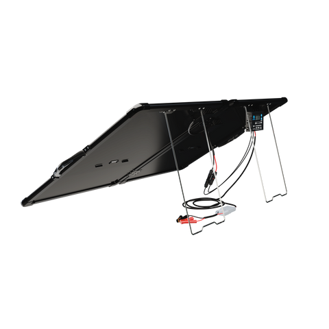 ACOPower Plk Kit de panel solar portátil de 120 W, maletín ligero con controlador de carga de 20 A