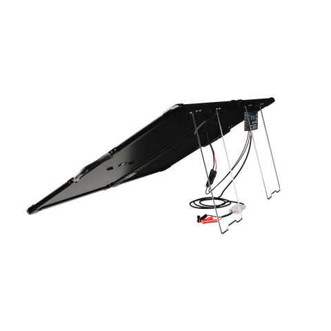 ACOPower Plk Kit de panel solar portátil de 120 W, maletín ligero con controlador de carga de 20 A