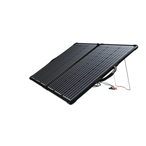 ACOPower Plk Kit de panel solar portátil de 120 W, maletín ligero con controlador de carga de 20 A