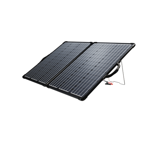 ACOPower Plk Kit de panel solar portátil de 120 W, maletín ligero con controlador de carga de 20 A
