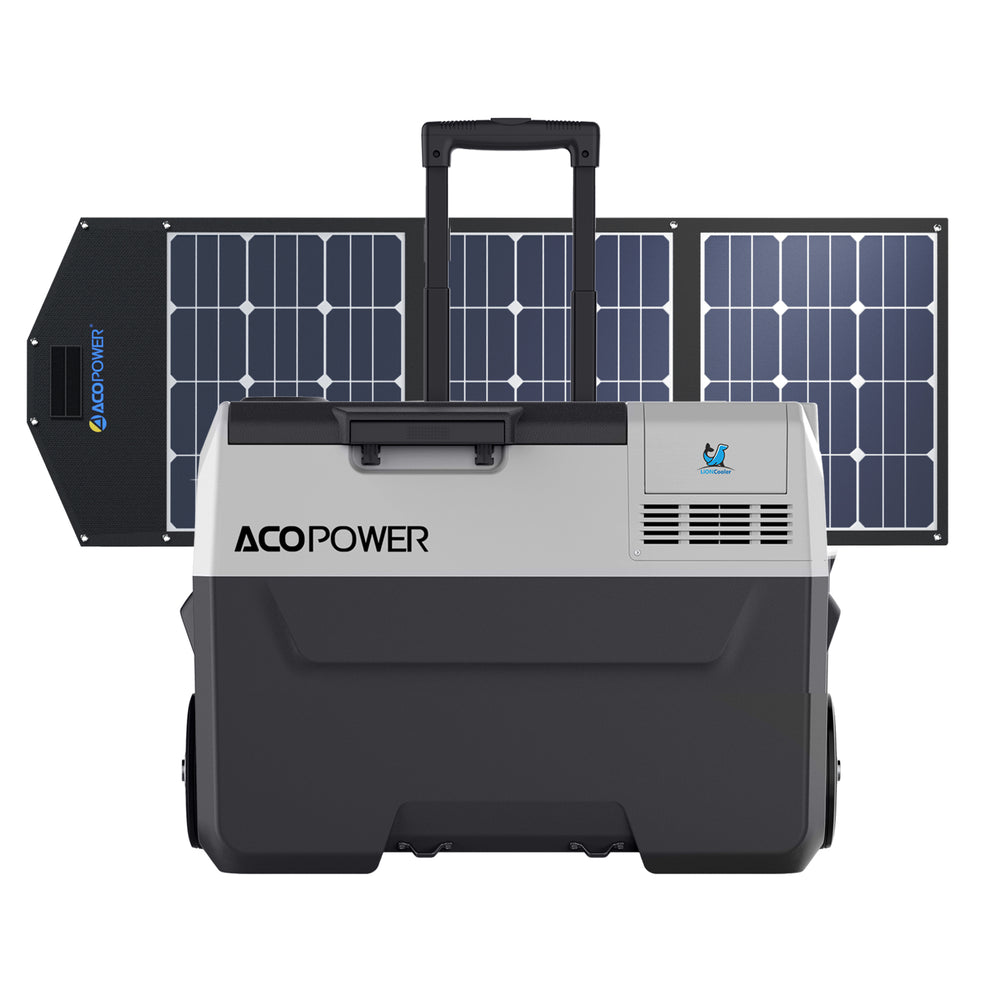 LiONCooler Pro Combo, frigorífico-congelador solar portátil PX30 (32 cuartos) y panel solar de 90 W