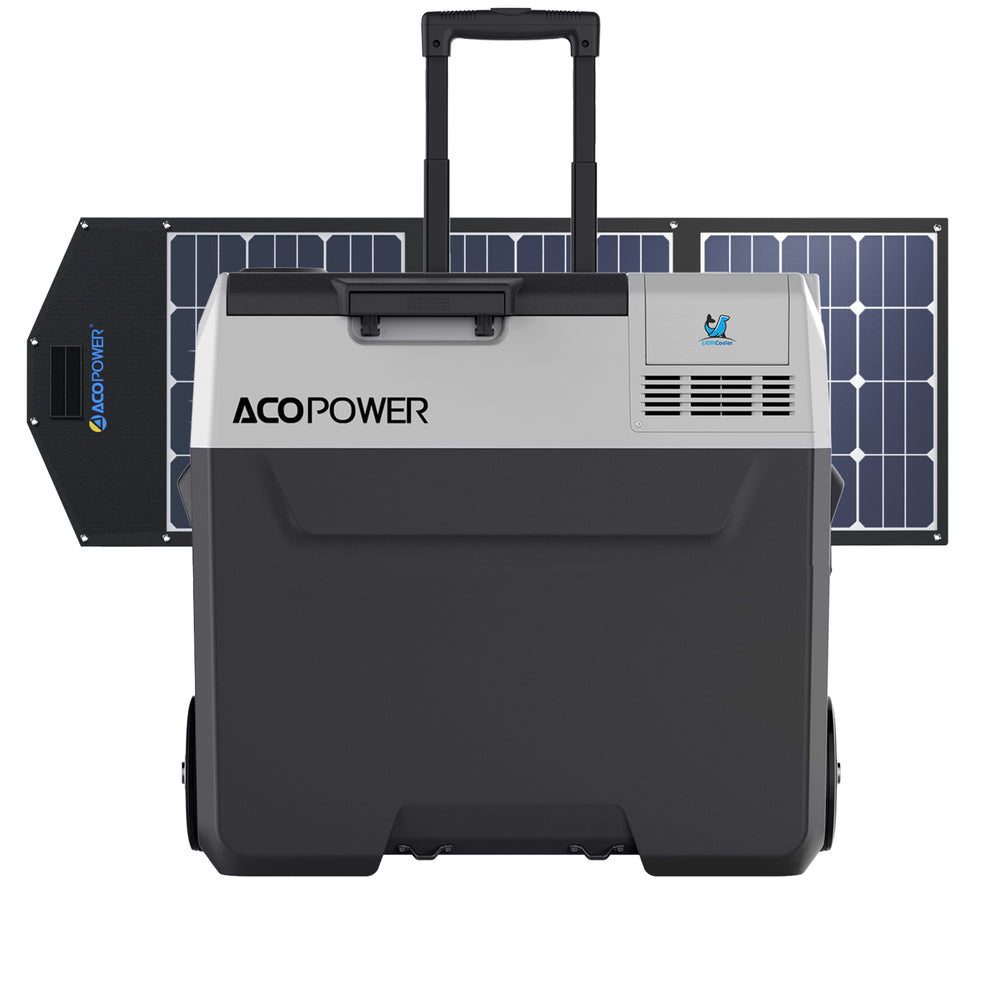 LiONCooler Pro Combo, frigorífico-congelador solar portátil PX50 (52 cuartos) y panel solar de 90 W